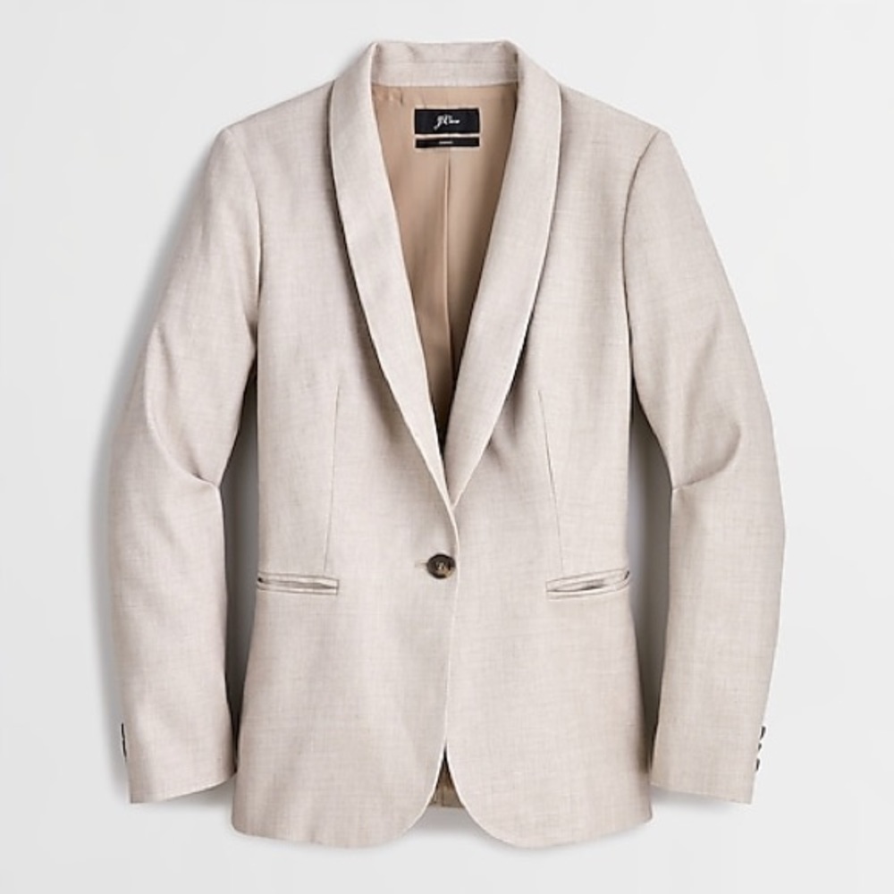 NWT J.Crew Parke blazer in stretch linen 00
